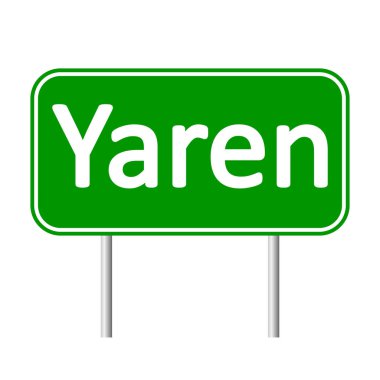 Yaren yol işareti.