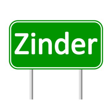 Zinder yol işareti.