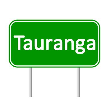 Tauranga yol işareti.