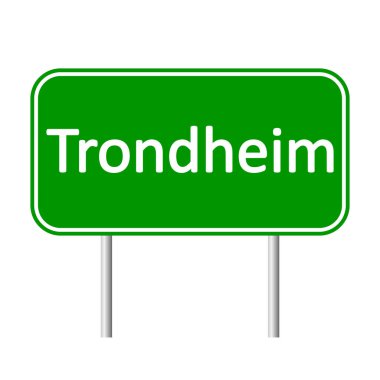 Trondheim yol işareti.