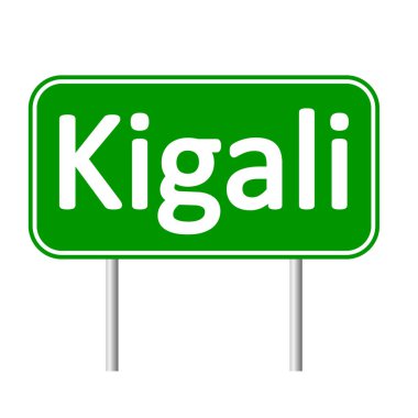 Kigali yol işareti.