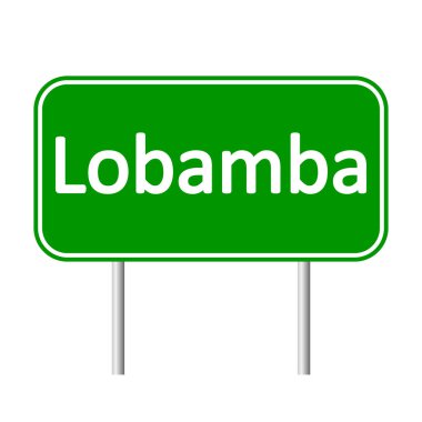 Lobamba yol işareti.