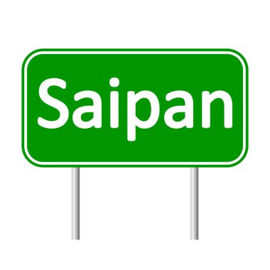 Saipan yol işareti.