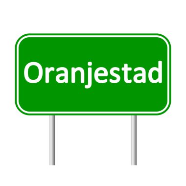 Oranjestad yol işareti.