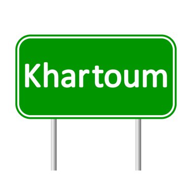 Khartoum yol işareti.