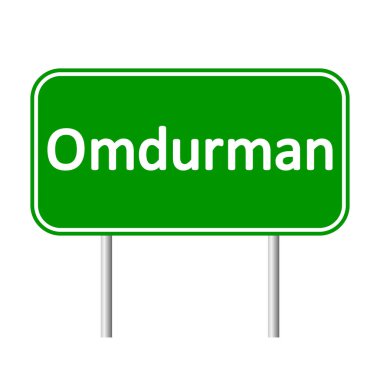 Omdurman yol işareti.