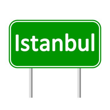 İstanbul yol levhası.