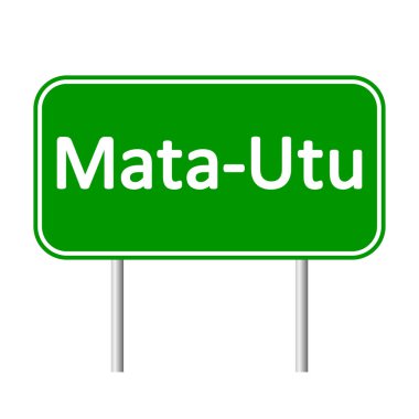 Mata-Utu yol işareti.