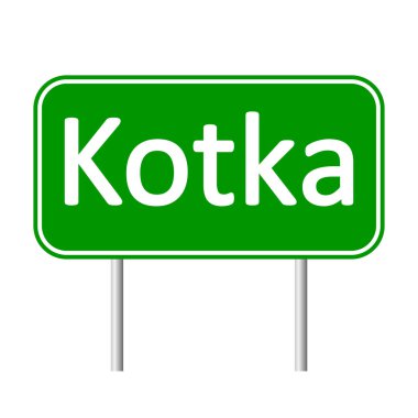 Kotka yol işareti.