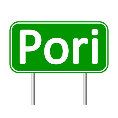 Pori yol işareti.