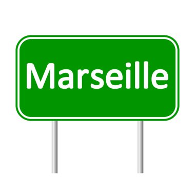 Marsilya yol işareti.