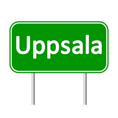 Uppsala yol işareti.