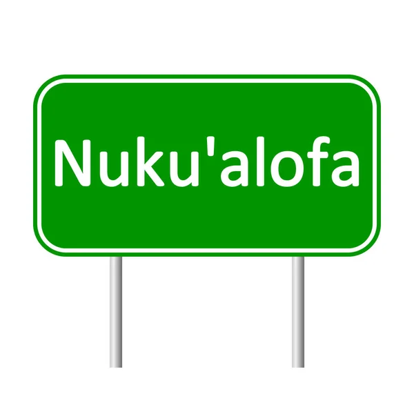 Nukualofa πινακίδα. — Διανυσματικό Αρχείο