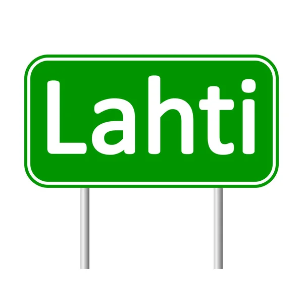Lahti yol işareti. — Stok Vektör