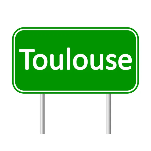 Toulouse road sign. — Stock Vector