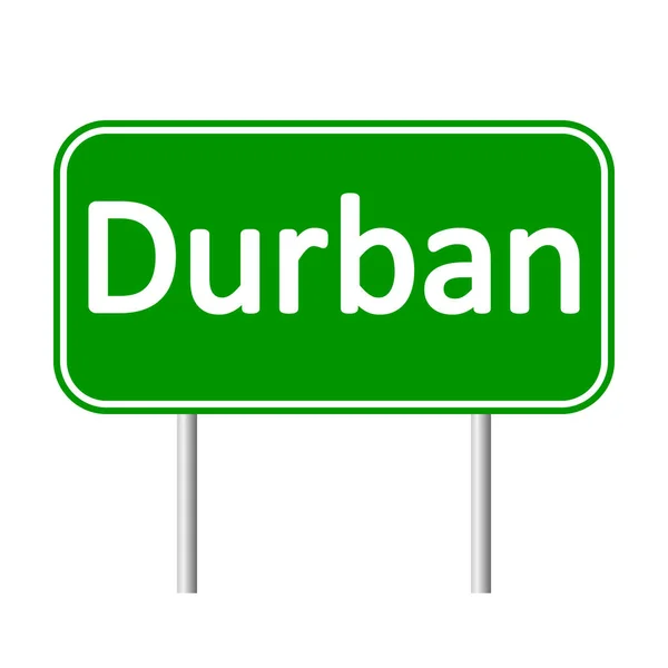 Señal de carretera de Durban . — Vector de stock