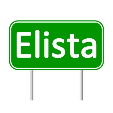 Elista yol işareti.