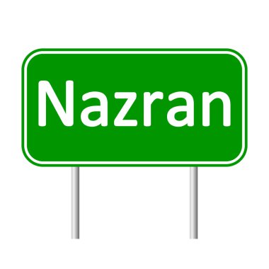 Nazran yol işareti.