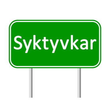 Syktyvkar yol işareti.