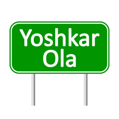 Yoshkar-Ola yol işareti.