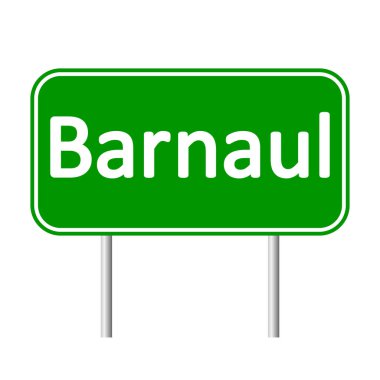 Barnaul yol işareti.