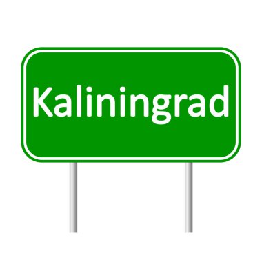 Kaliningrad yol işareti.