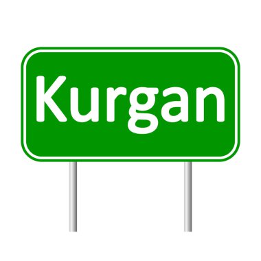Kurgan yol işareti.