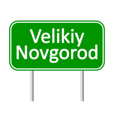 Velikiy Novgorod yol işareti.