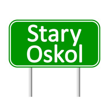 Stary Oskol yol işareti.