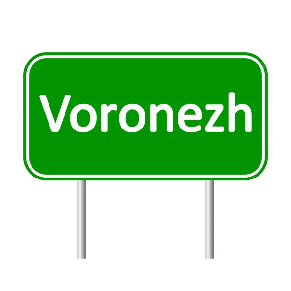 Voronezj verkeersbord. — Stockvector