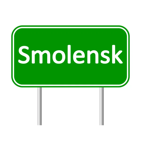 Smolensk road sign. — Stock Vector