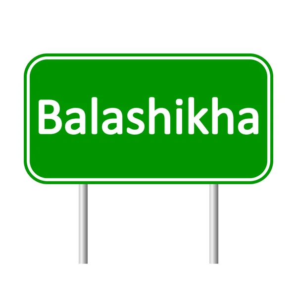 Balashikha verkeersbord. — Stockvector