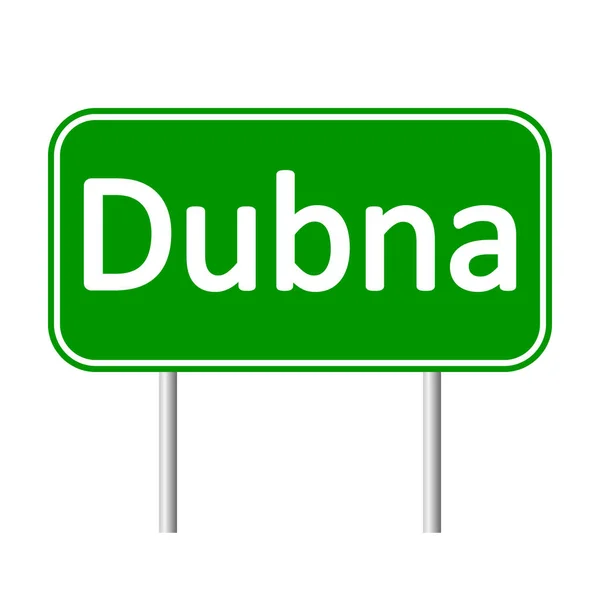 Znak drogowy Dubna. — Wektor stockowy