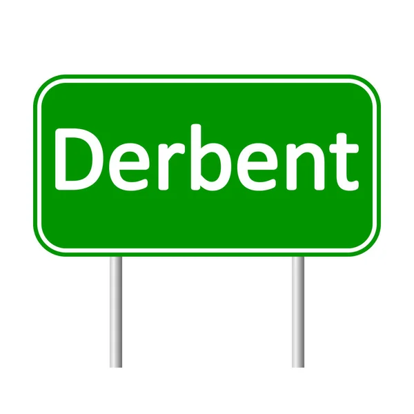 Panneau routier Derbent . — Image vectorielle