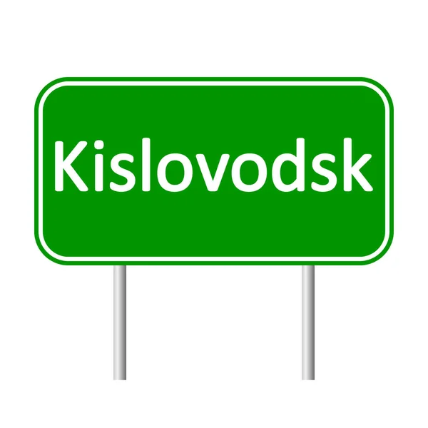 Kislovodsk road sign. — Stock Vector