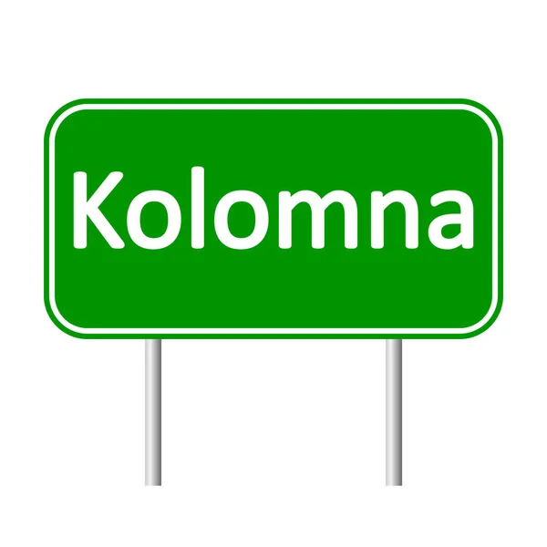 Πινακίδα Kolomna. — Διανυσματικό Αρχείο