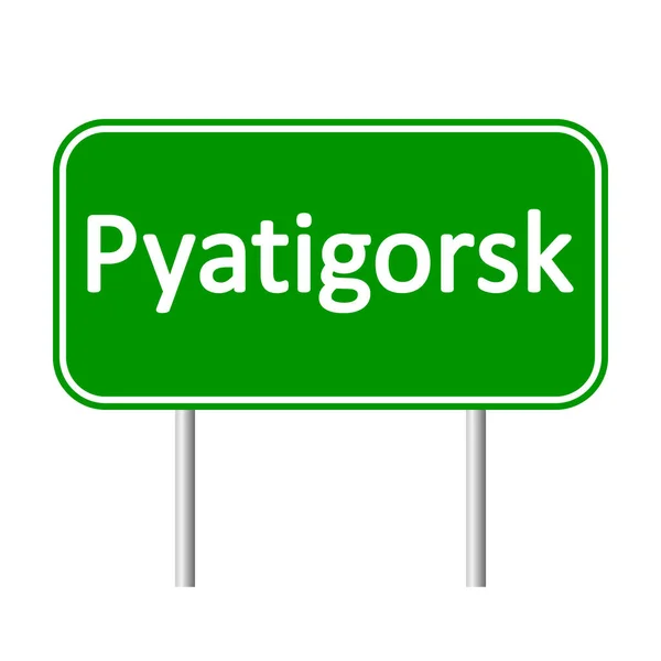 Panneau routier Pyatigorsk . — Image vectorielle