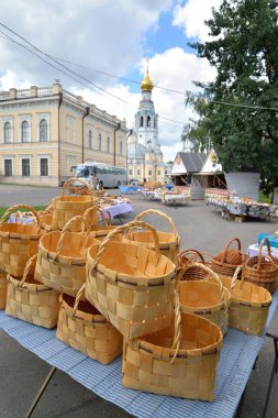Vologda orta kısmında sokak.