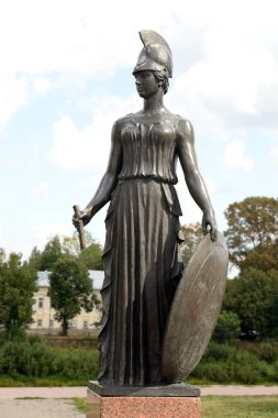 Savaş tanrıçası Pallas Athena.