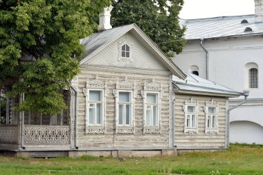 Eski Vologda Merkezi bölümünde Bina ahşap.