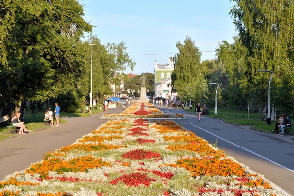 Gränd på utsikterna till seger i Vologda. — Stockfoto