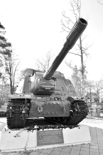 ISU-152 Unità di artiglieria pesante semovente sovietica . — Foto Stock