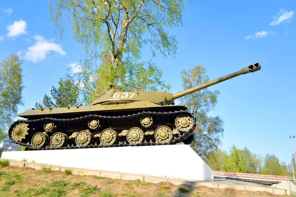 Is-3 - sowjetische Phase der Entwicklung schwerer Panzer im Großen Vaterländischen Krieg. — Stockfoto