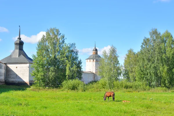 Kirillo-Belozersky monastery by day. — Stock Photo, Image