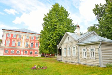 Eski Vologda Merkezi bölümünde Bina ahşap.