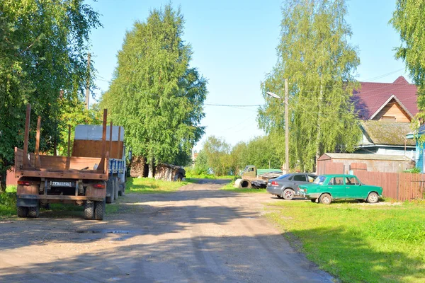 Strada rurale, regione di Vologda . — Foto Stock