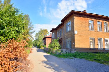 Vologda orta kısmında sokak.