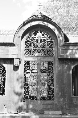 Eski mezar odasında Kirillo Belozersky Manastırı gündüz.