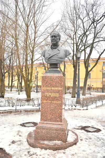 Monumento de Alexander Mikhaylovich Gorchakov . — Fotografia de Stock