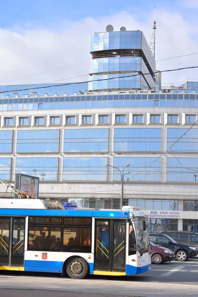 Weergave van de hotel-Moskou, Sint-Petersburg. — Stockfoto